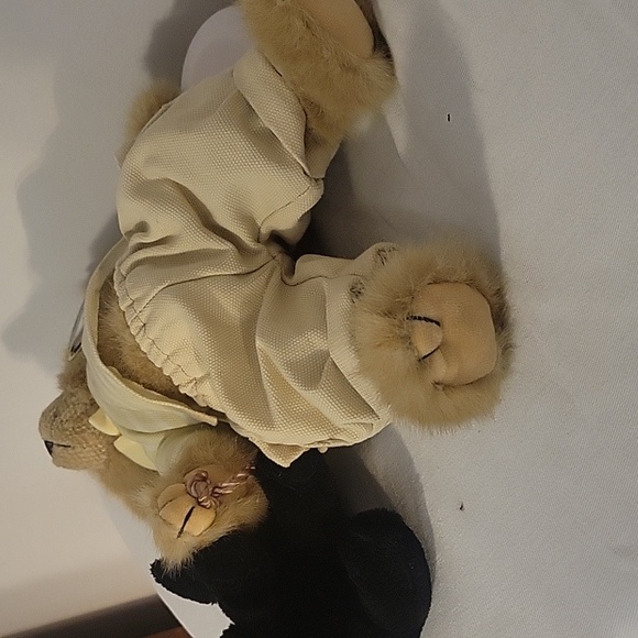 Bearington Collection Griffin & Fetch Bear Mini Dog Frisbee Rare HTF - Picture 10 of 11